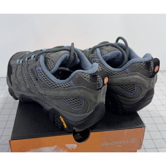 Merrell Moab 2 Women's Sz. 6 Wide EE Grey Oxford Waterproof New - Picture 6 of 10